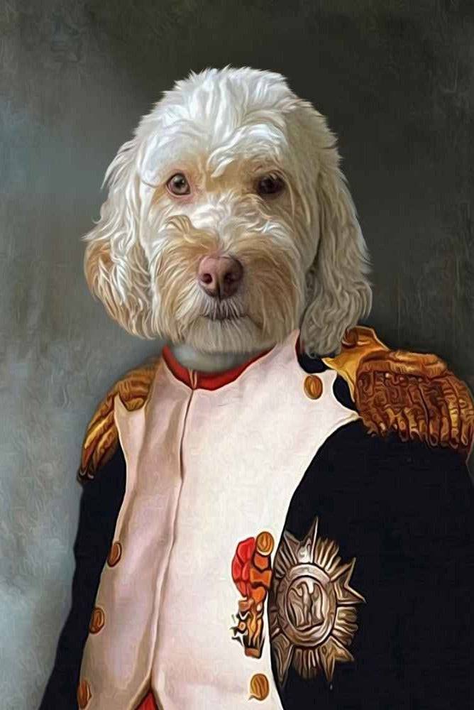 カスタムペットの肖像画: あなたの毛皮の赤ちゃんをナポレオンに変える