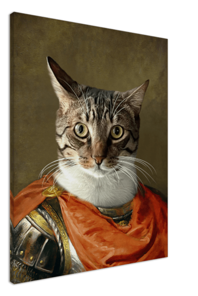 Caesar Custom Pet Portrait Canvas