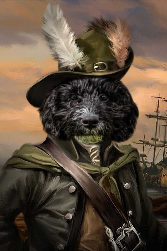 Pirate Custom Pet Portrait