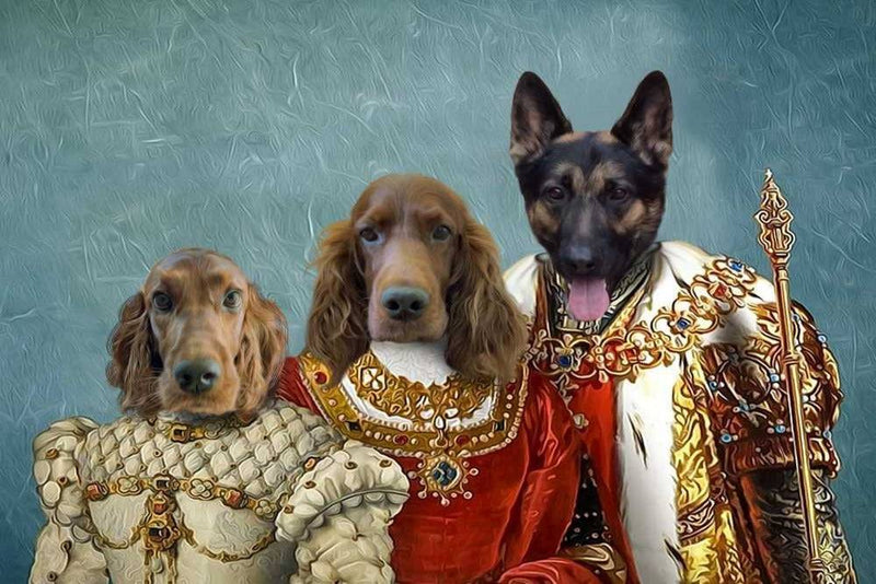 Royal Family Custom Pet Portrait