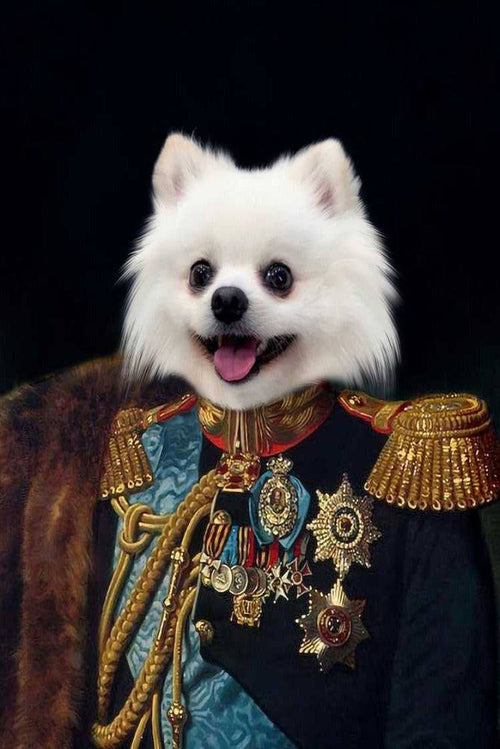 Eastern Commander Custom Pet Portrait