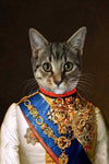 Royal Army Leader Custom Pet Portrait