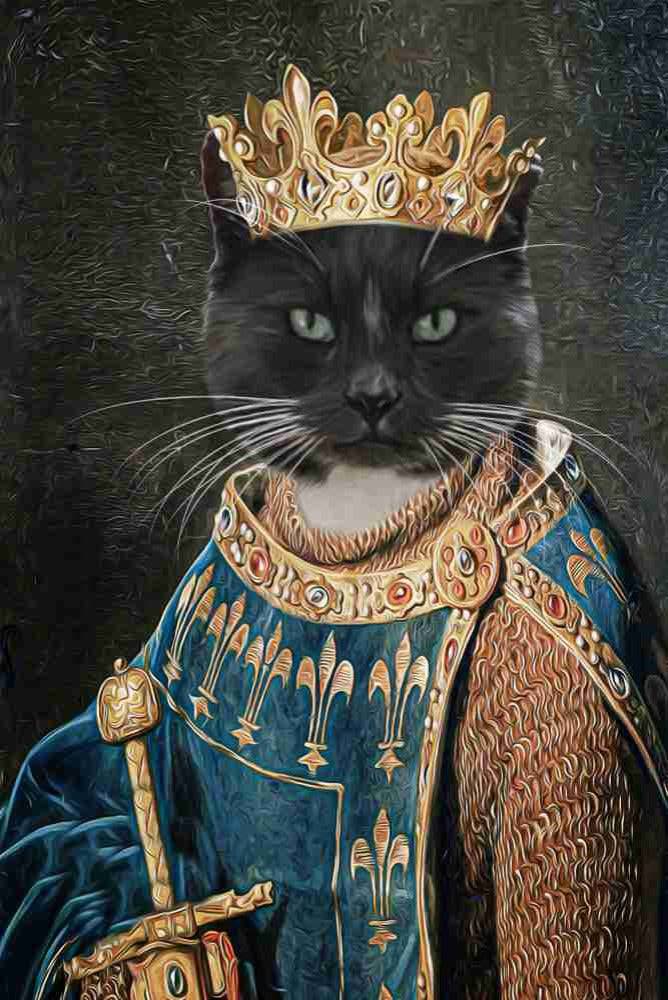 King Haakon VII Custom Pet Portrait