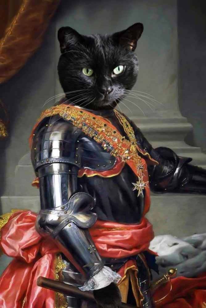King of Spain Custom Pet Portrait