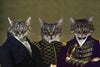 Renaissance Trio Custom Pet Portrait