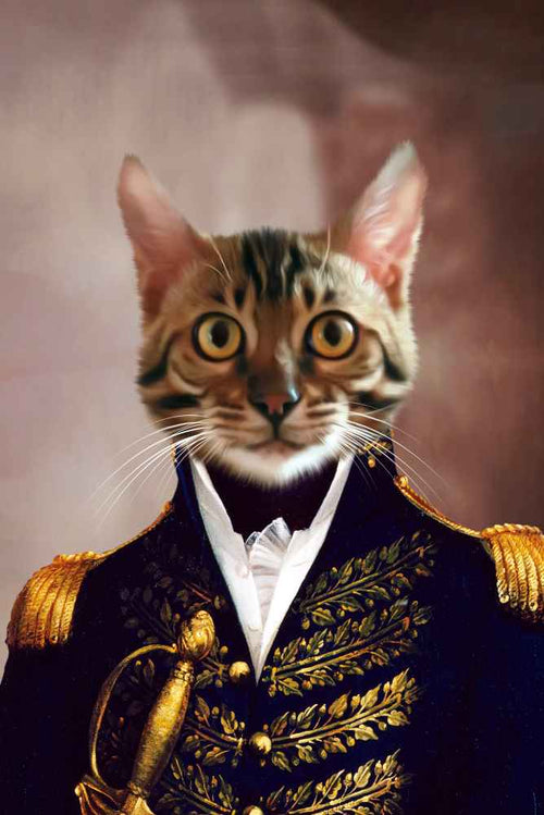 Admiral Custom Pet Portrait