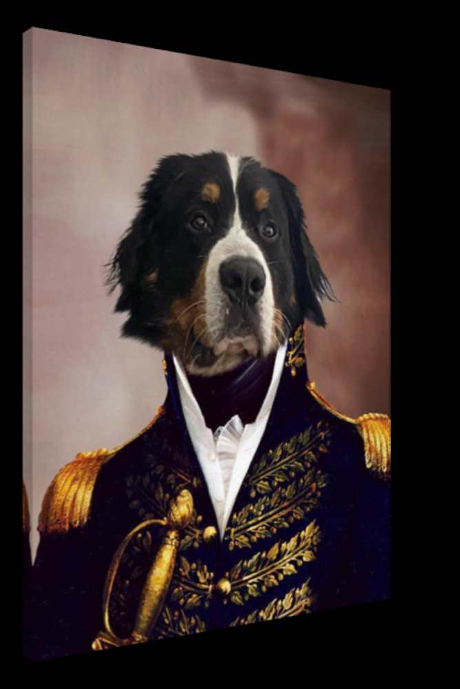 Admiral Custom Pet Portrait Canvas