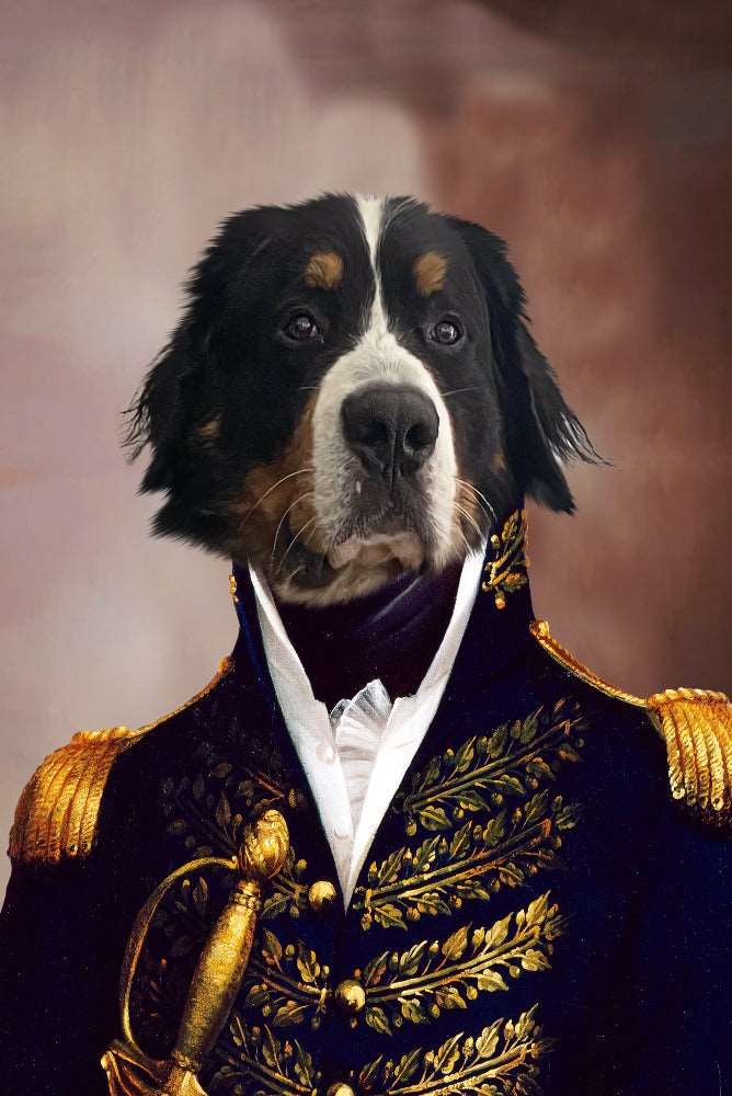 Admiral Custom Pet Portrait Premium Poster