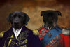 Admiral and Commander Custom Pet Portrait