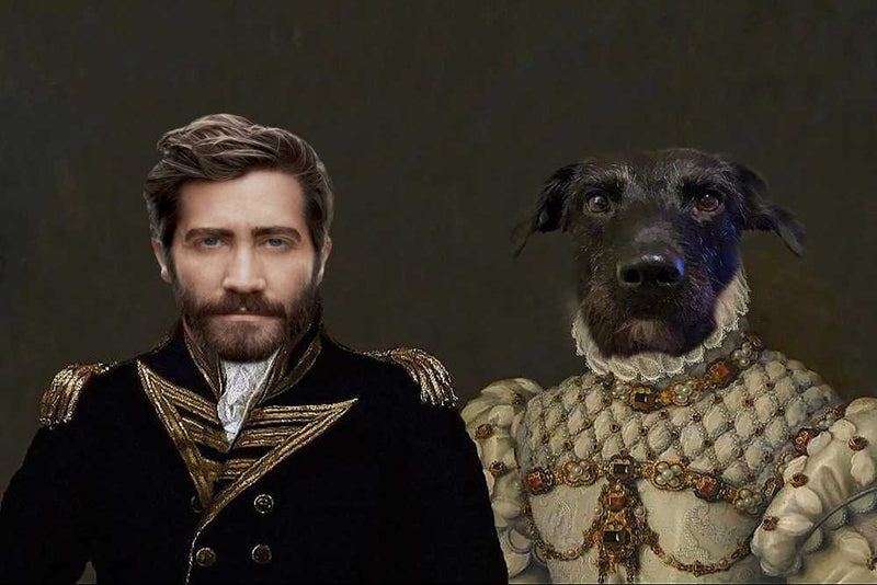 Admiral and Princess Custom Family Pet Portrait
