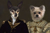 Admiral and Princess Custom Pet Portrait