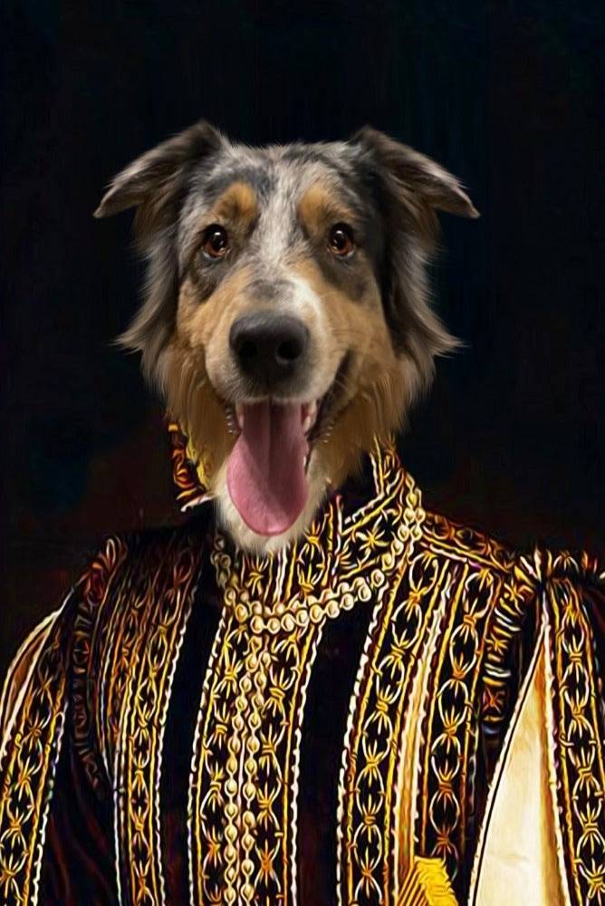 King Charles IX of France Custom Pet Portrait Premium Poster
