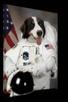 Astronaut Custom Pet Portrait Canvas