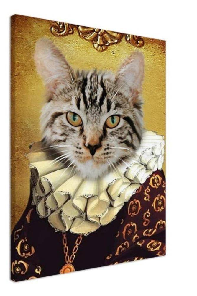 Baroness Custom Pet Portrait Canvas