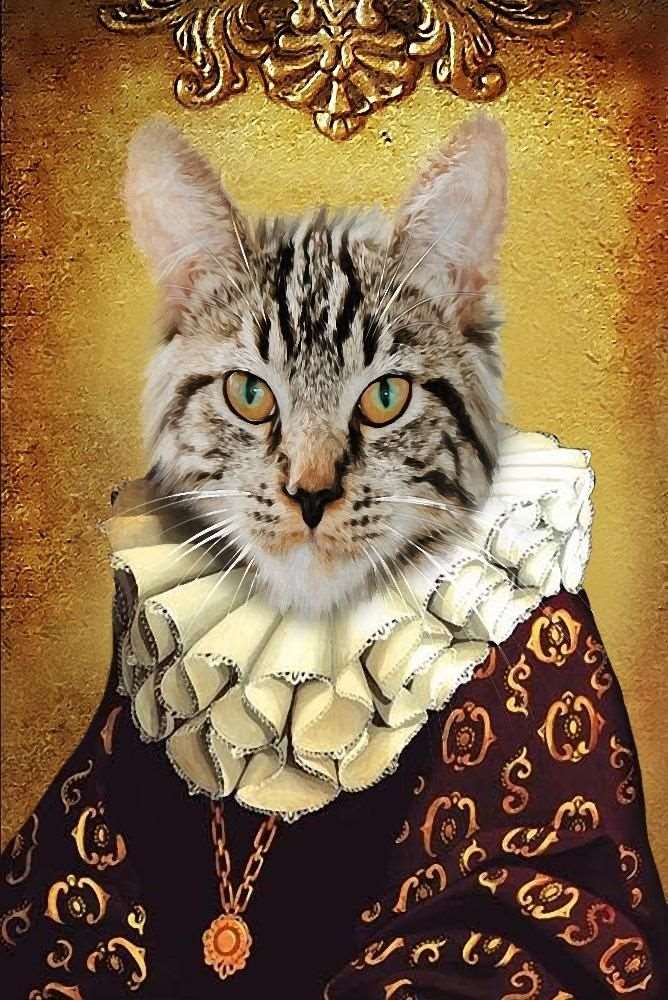 Baroness Custom Pet Portrait Premium Poster