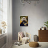 Captain dog portrait in a stylish room