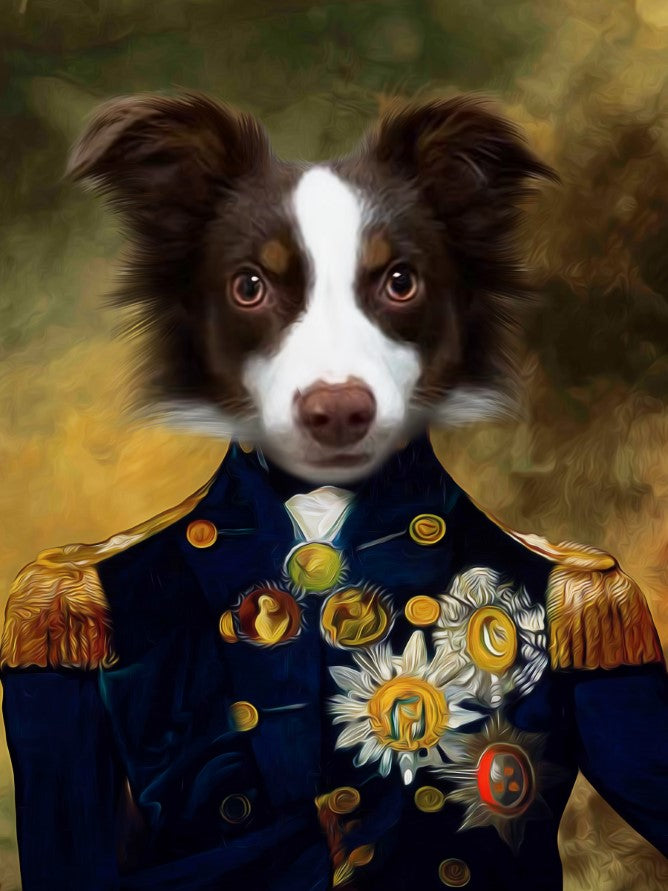 Captain Custom Pet Portrait