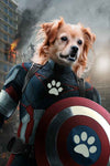 Captain Pawmerica Custom Pet Portrait