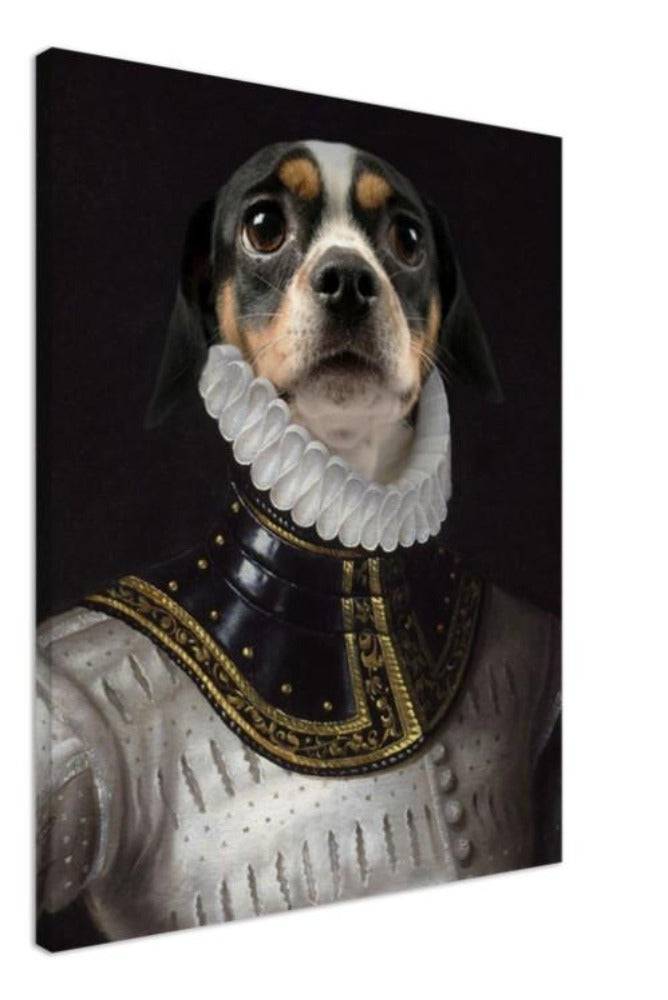 Courtier Custom Pet Portrait Canvas