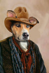 Cowboy Custom Pet Portrait