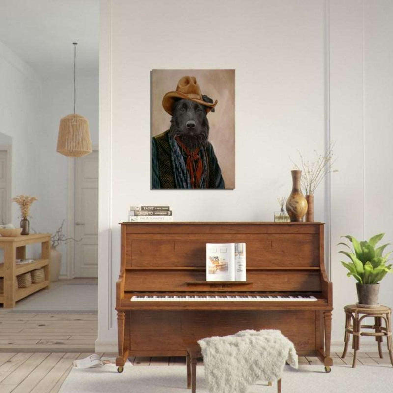Cowboy Custom Pet Portrait