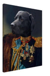 Eastern Commander Custom Pet Portrait Canvas