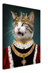 Emperor Custom Pet Portrait Canvas