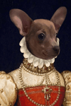 French Noble Custom Pet Portrait