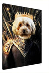 Game of Bones Custom Pet Portrait Canvas