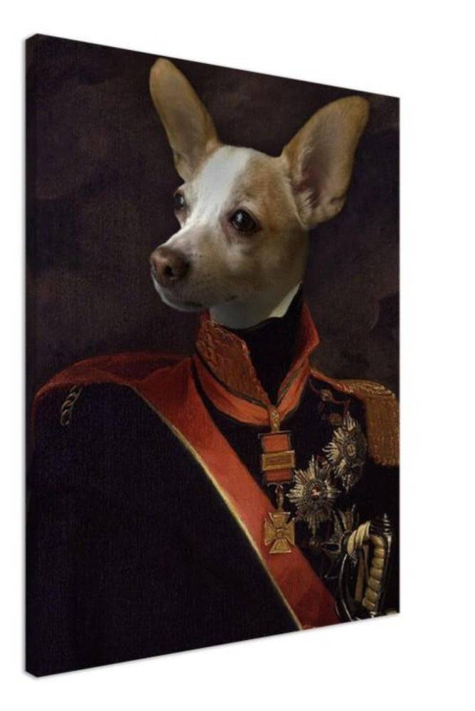 General Custom Pet Portrait Canvas