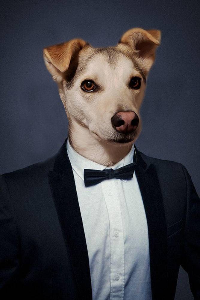 Gentleman Custom Pet Portrait