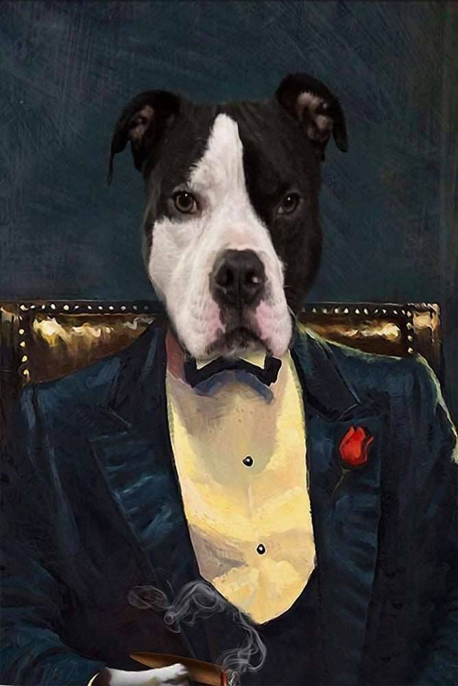 Godfather Custom Pet Portrait