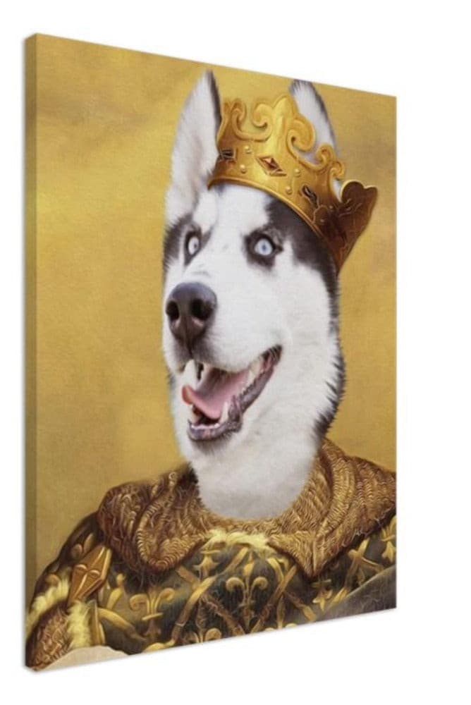 Great Queen Custom Pet Portrait Canvas