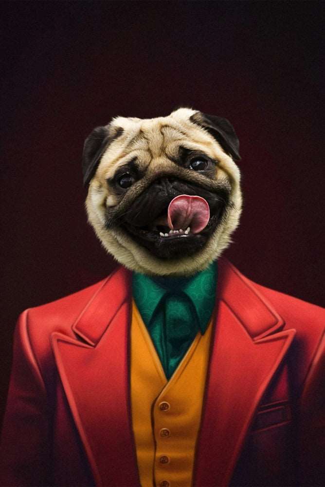 Joker Custom Pet Portrait