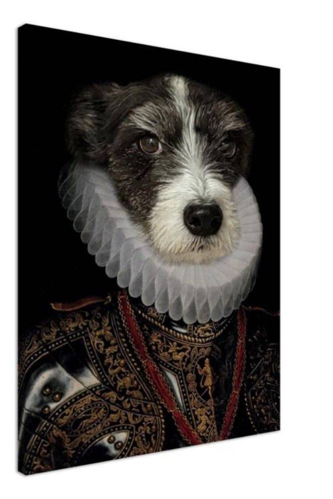 Prince of Piedmont Custom Pet Portrait Canvas