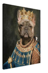 King Haakon VII Custom Pet Portrait Canvas