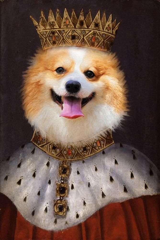 King Henry VII Custom Pet Portrait Premium Poster