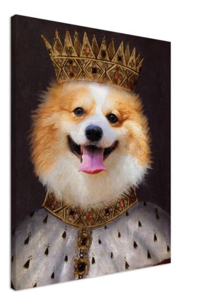 King Henry VII Custom Pet Portrait Canvas