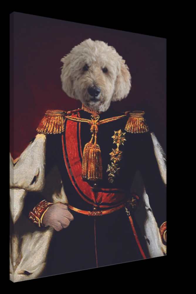 King of Netherlands Custom Pet Portrait