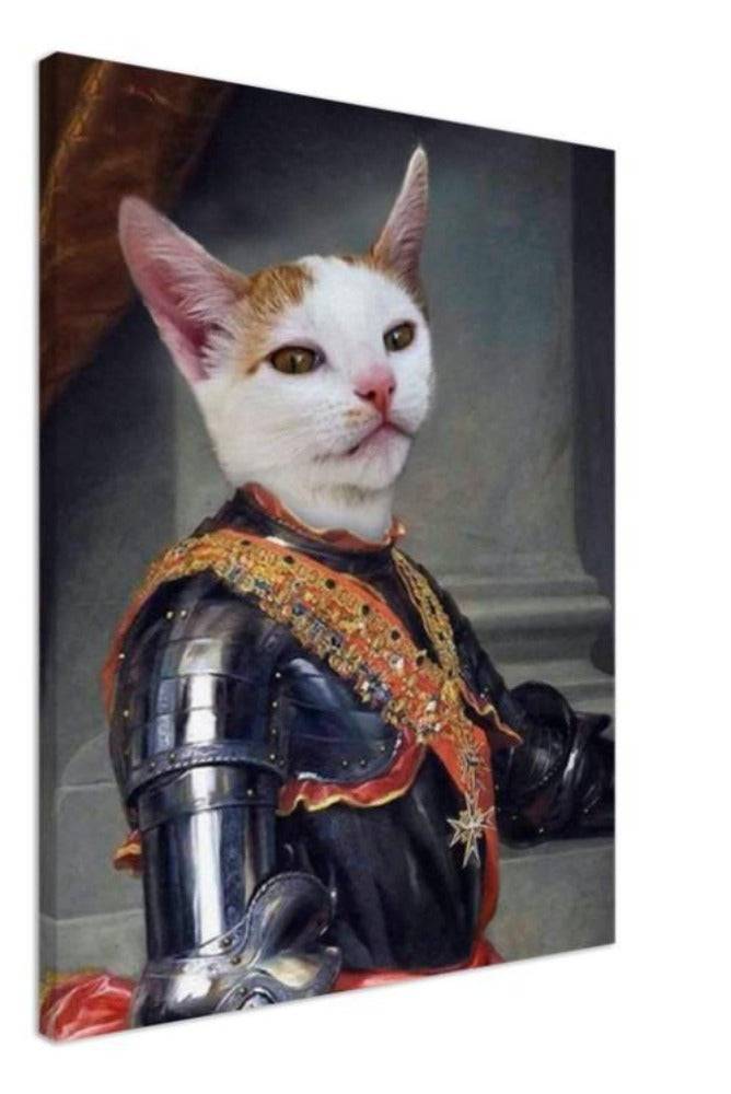 King Charles III of Spain Custom Pet Portrait Canvas