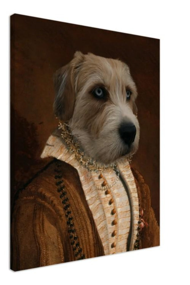 Lady of Cleves Custom Pet Portrait Canvas