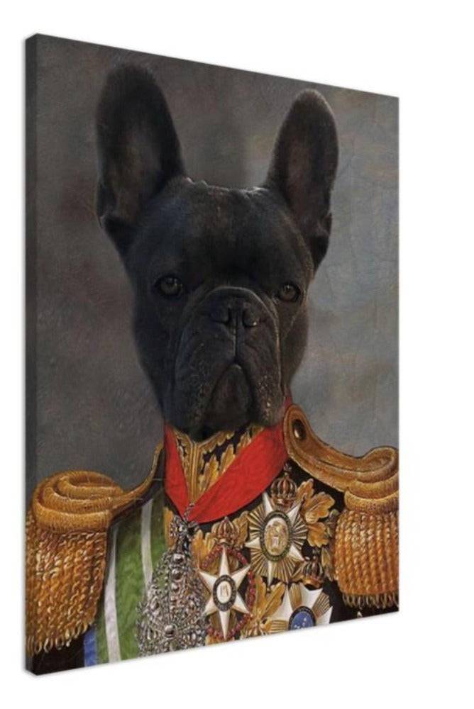 Major General Custom Pet Portrait Canvas