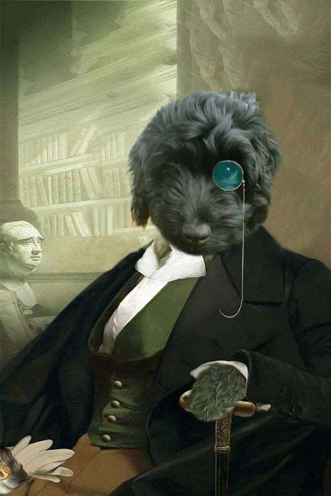 Mayor Custom Pet Portrait Premium Poster