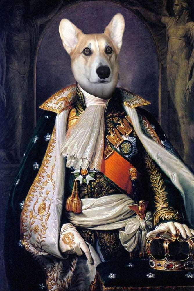Napoleon Bonaparte Custom Pet Portrait Premium Poster