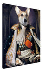 Napoleon Bonaparte Custom Pet Portrait Canvas