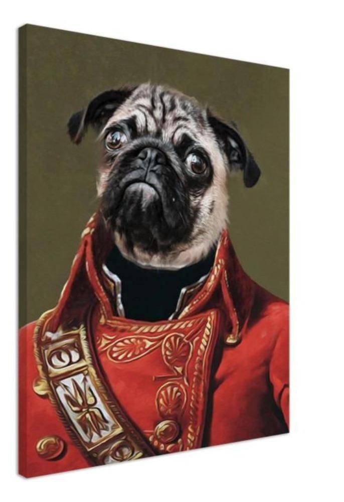 Napoleon Custom Pet Portrait Canvas