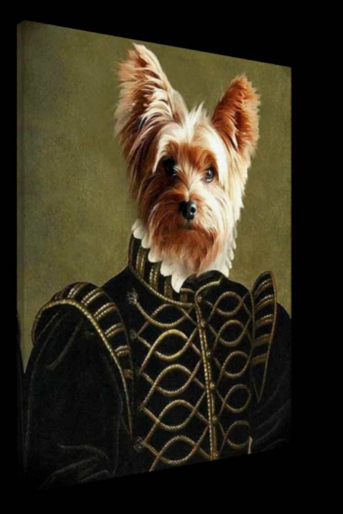 Lord Custom Pet Portrait Canvas