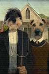 Odd Couple Custom Pet Portrait