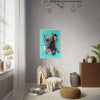 Oil Paint With Splatter Custom Pet Portrait