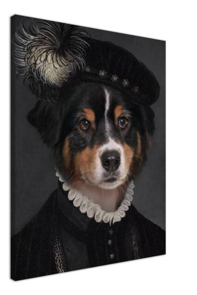 Philosopher Custom Pet Portrait Canvas